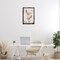 Stupell Industries Alpaca with White Blossoms Floating Frame By Lori Deiter